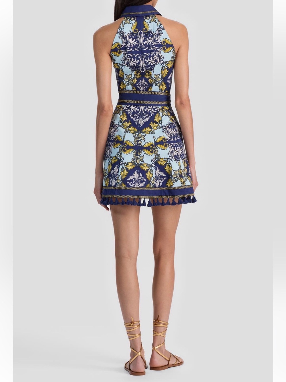 Alice + Olivia Lucy Print Mini Shirtdress - Picture 2 of 7